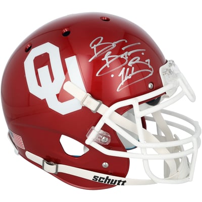 Brian Bosworth Oklahoma Sooners Autographed Fanatics Authentic Schutt Authentic Helmet with "The Boz" Inscription 
