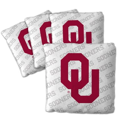 Oklahoma Sooners Fanpoint Four-Piece Cornhole Bag Set