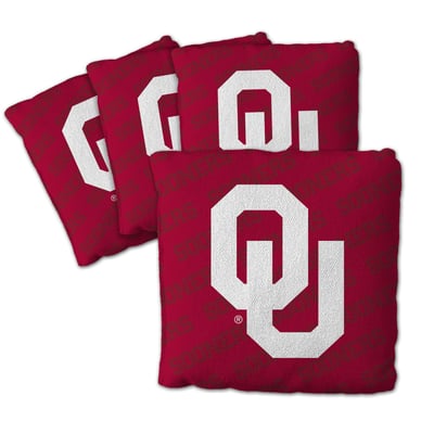 Oklahoma Sooners Fanpoint Four-Piece Cornhole Bag Set