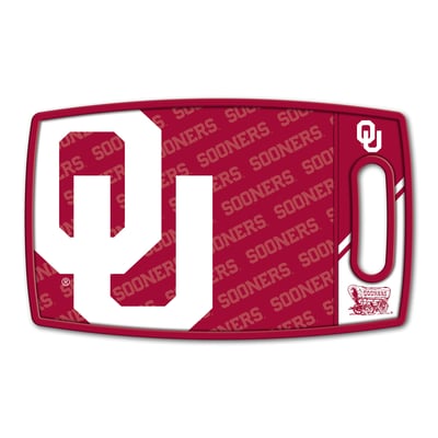Oklahoma Sooners Fanpoint Logo Series Cutting Board