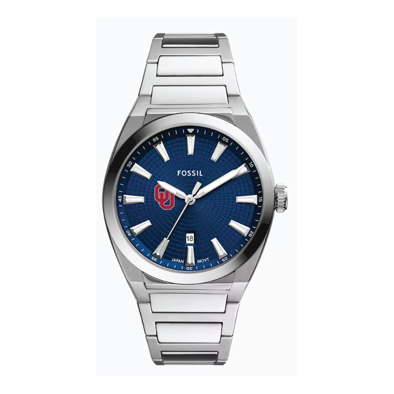 Oklahoma Sooners NCAA Stainless-Steel Bracelet Watch by Fossil NEW Men main image 3
