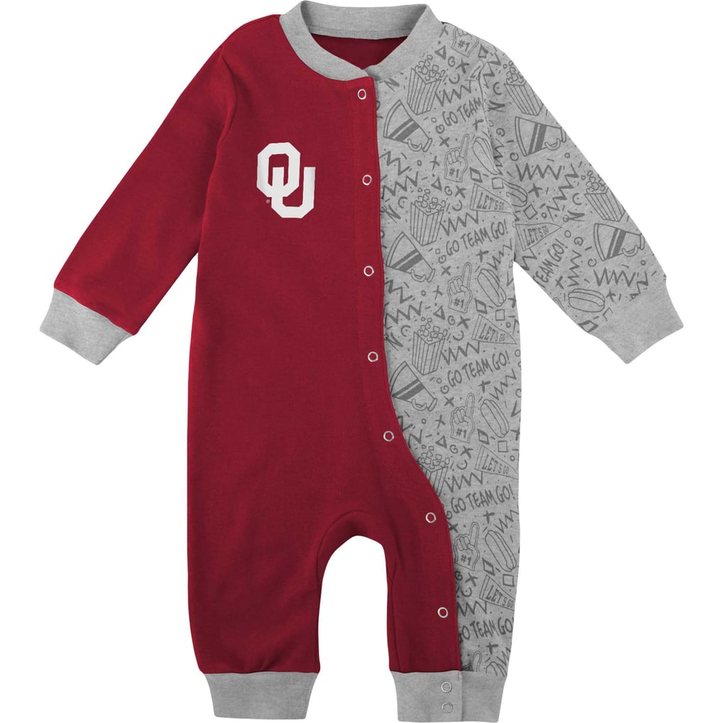 Oklahoma Sooners Infant Playbook Two-Tone Sleeper - Crimson