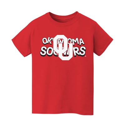 Oklahoma Sooners Vive La Fete Infant Mascot & Name T-Shirt - Crimson