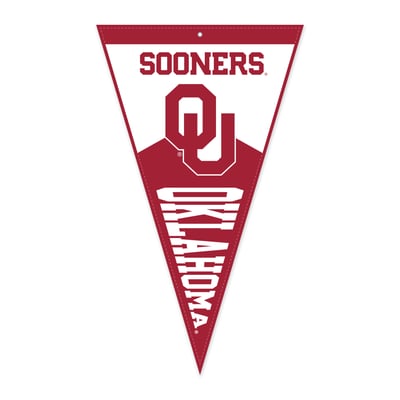 Oklahoma Sooners Jardine 16" x 27" Pennant Shape Golf Towel with Magnetic Clip
