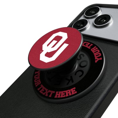 Oklahoma Sooners Keyscaper Personalized PopSockets Magnetic Phone Grip & Stand