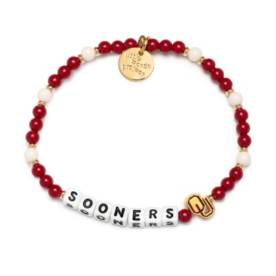  Oklahoma Sooners Little Words Project Team Bracelet