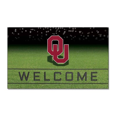 Oklahoma Sooners Logo Brands 18" x 30" Crumb Rubber Door Mat