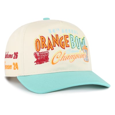  Oklahoma Sooners '47 Orange Bowl Champions Scored Hitch Adjustable Hat - Natural