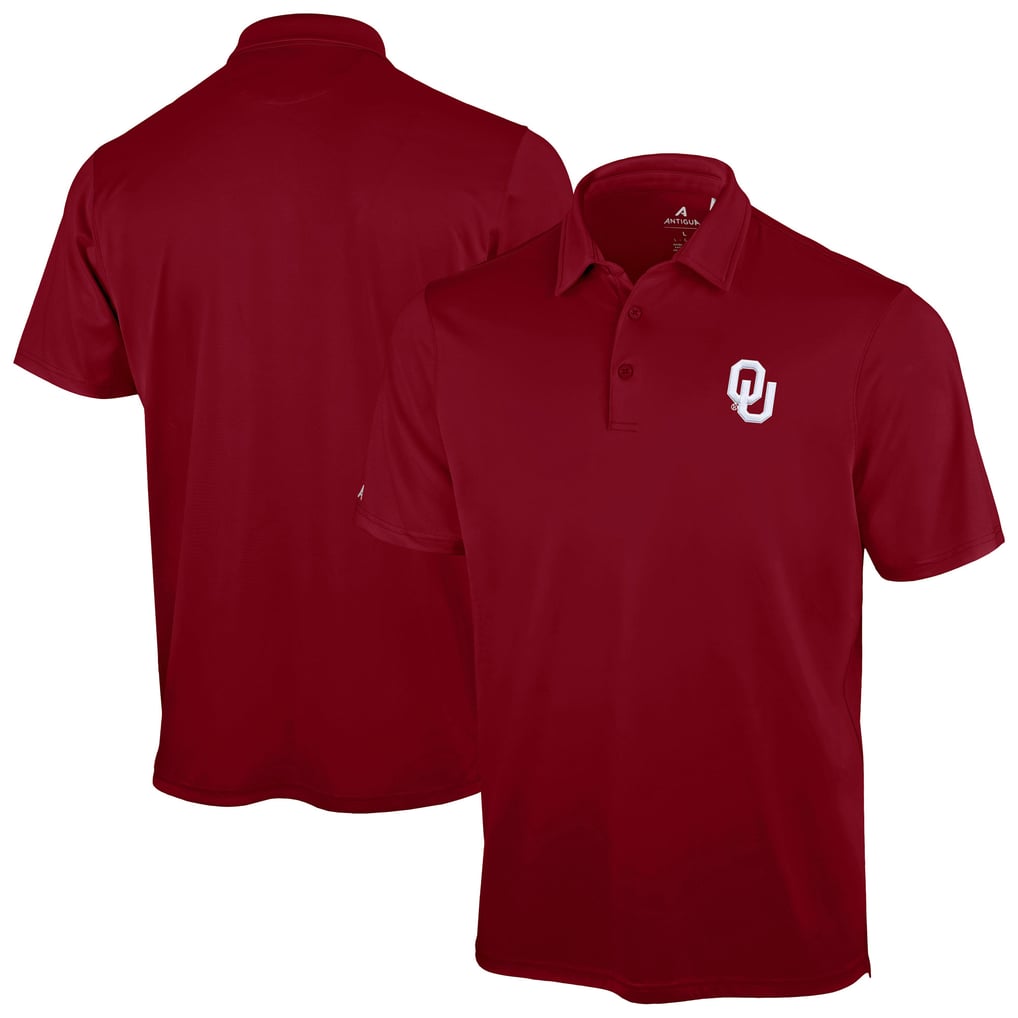 Oklahoma Sooners Antigua Unshakeable Solid Polo - Crimson