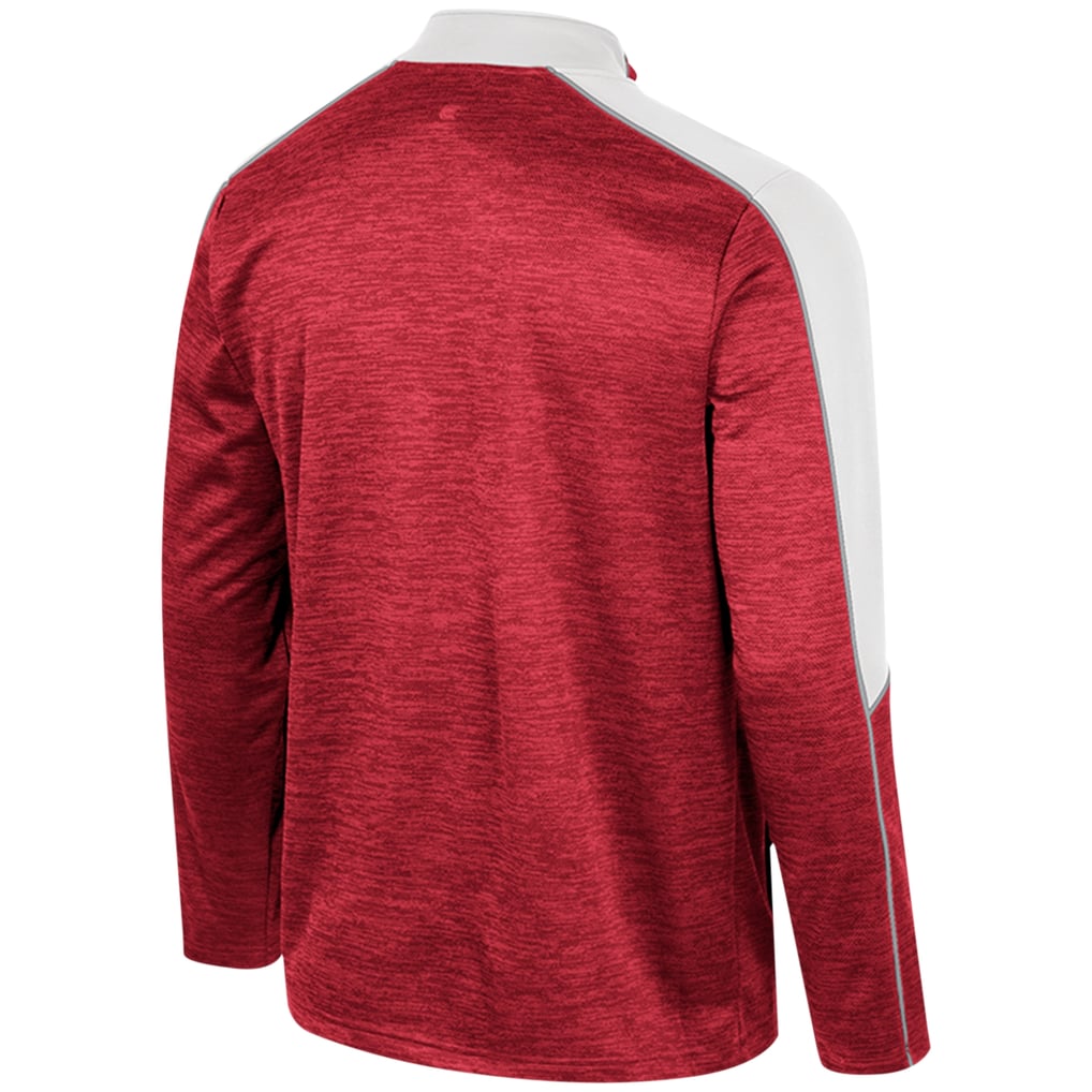 Oklahoma Sooners Colosseum Marled Half-Zip Jacket - Cardinal