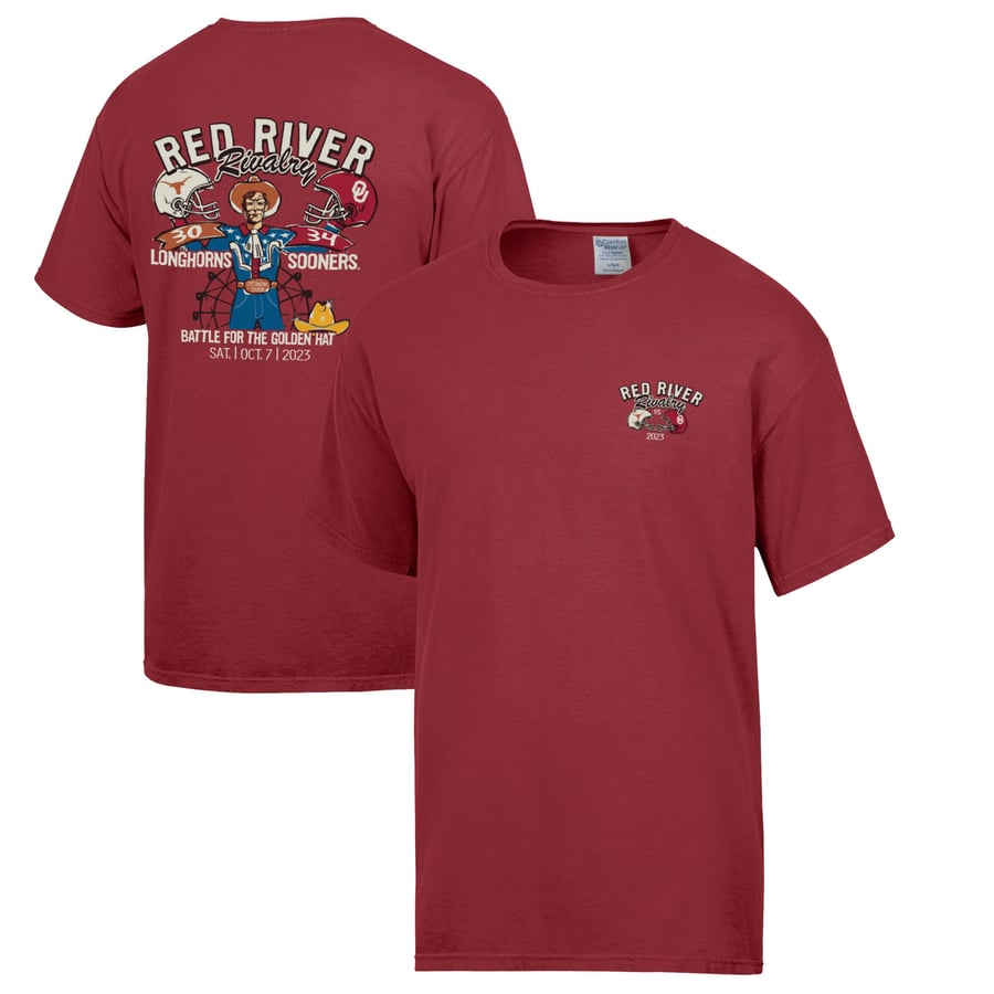 Red River Rivalry Sticker Get Your Red River Rivalry Score T-Shirt Now! | SoonerApp