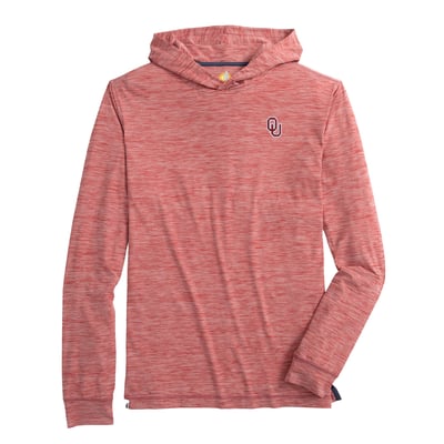  Oklahoma Sooners johnnie-O Talon Long Sleeve Hooded T-Shirt - Crimson