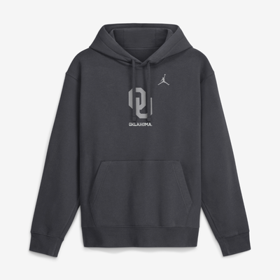  Oklahoma Sooners Jordan Brand Club Fleece Hoodie - Anthracite