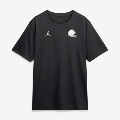 Oklahoma Sooners Jordan Brand Throwback Helmet Legend Dri-FIT T-Shirt - Black