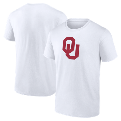 Oklahoma Sooners Logo Athletic Primary Logo T-Shirt - White