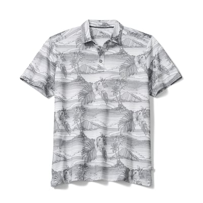 Oklahoma Sooners Tommy Bahama Corsica Coast IslandZone Polo - Gray