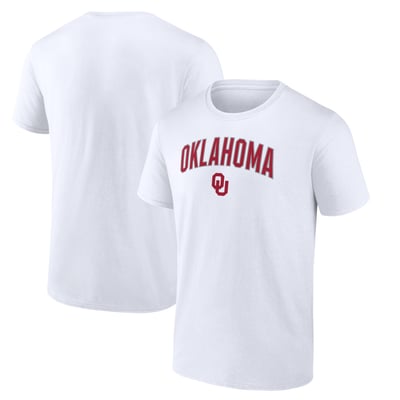 Oklahoma Sooners Tall Engage Arch T-Shirt - White