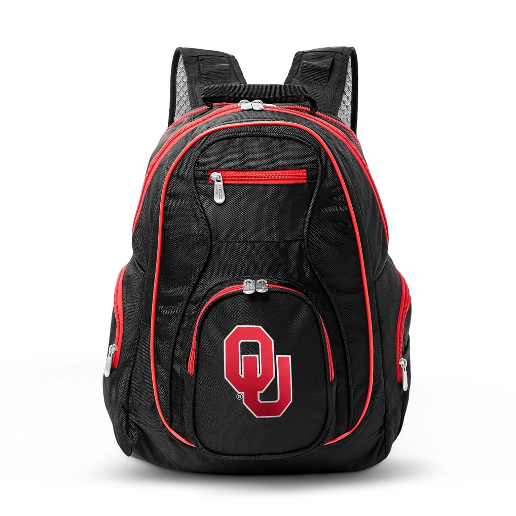 Oklahoma Sooners MOJO Trim Color Laptop Backpack - Black