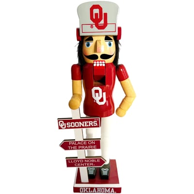 Oklahoma Sooners 12" Mascot Nutcracker
