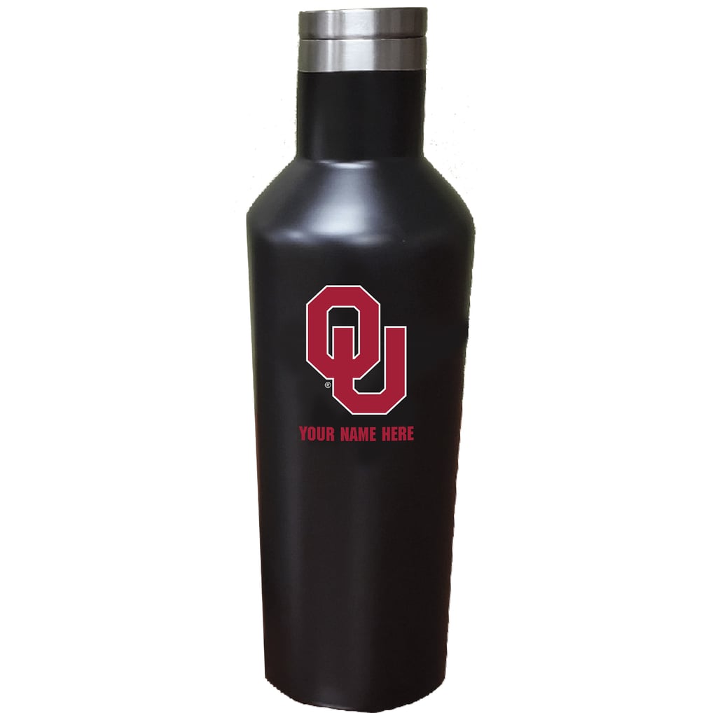 Oklahoma Sooners 17oz. Personalized Stainless Steel Infinity Bottle