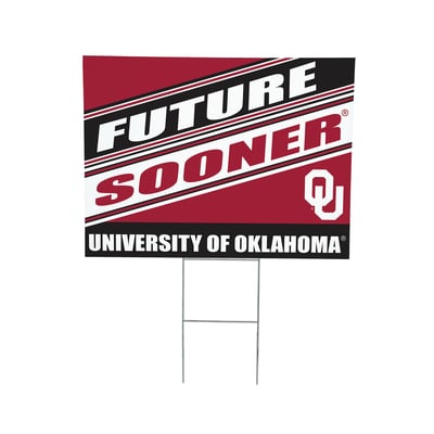 Oklahoma Sooners 18" x 24" Future Student Outdoor Yard Sign