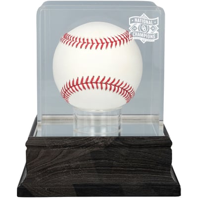 Oklahoma Sooners Fanatics Authentic 2026 NCAA Baseball Men's College World Series Champions Charcoal Logo Baseball Display Case - UV Protected