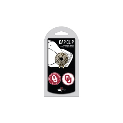 Oklahoma Sooners Cap Clip with 2 Magnetic Markers Set