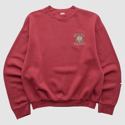 Oklahoma Sooners Fruit of the Loom 90s Pullover Sweatshirt - Red - XXS by Fanatics Real Vintage