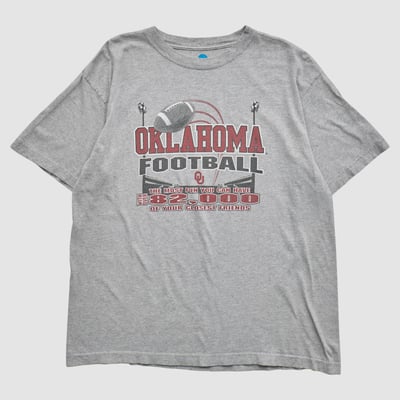Oklahoma Sooners NCAA 2010s T-shirt - Gray - XL by Fanatics Real Vintage