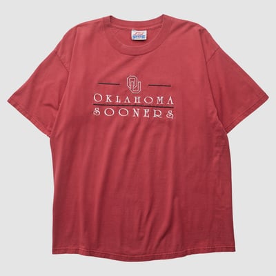 Oklahoma Sooners Spike 2000s T-shirt - Red - 2XL by Fanatics Real Vintage