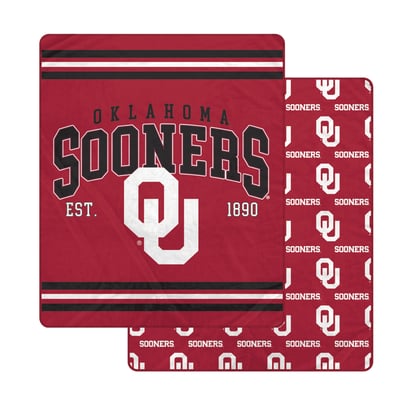 Oklahoma Sooners Pegasus Legacy Arch Double-Sided 60" x 70" Blanket