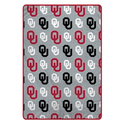 Oklahoma Sooners Pegasus Logo Roll Oversized 66" x 95" Ultra Cozy Blanket