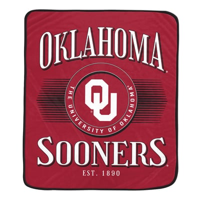 Oklahoma Sooners Pegasus Spotlight Arch 60" x 70" Ultra Soft Throw Blanket