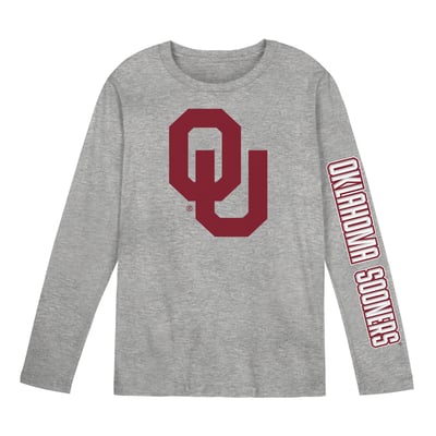 Oklahoma Sooners Outerstuff Preschool Air Raid Long Sleeve T-Shirt - Gray