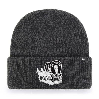 Oklahoma Sooners '47 Unisex Brain Freeze Cuff Knit Hat - Black
