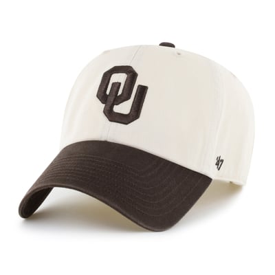 Oklahoma Sooners '47 Unisex Clean Up Adjustable Hat - Natural/Brown