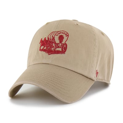  Oklahoma Sooners '47 Unisex Vault Clean Up Adjustable Hat - Khaki