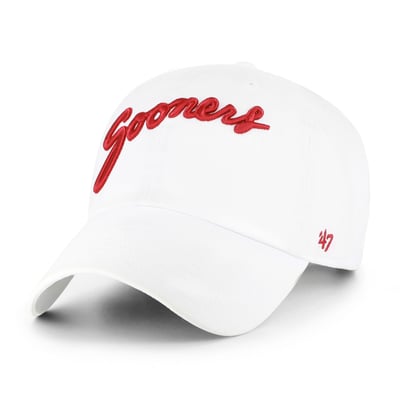  Oklahoma Sooners '47 Unisex Vault Clean Up Adjustable Hat - White