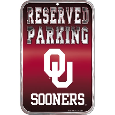 Oklahoma Sooners WinCraft 11" x 17" Indoor/Outdoor Sign