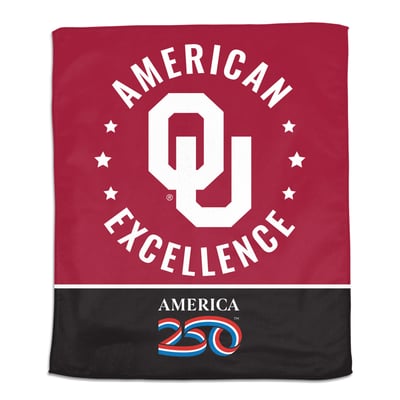 Oklahoma Sooners WinCraft 15" x 18" America 250 Rally Towel