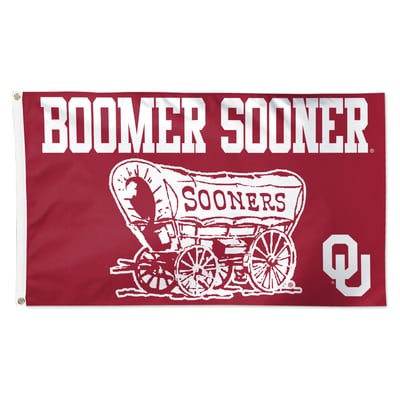 Oklahoma Sooners WinCraft 3' x 5' Single-Sided Deluxe Mascot Flag