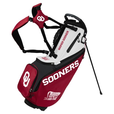Oklahoma Sooners WinCraft Back Nine Stand Golf Bag