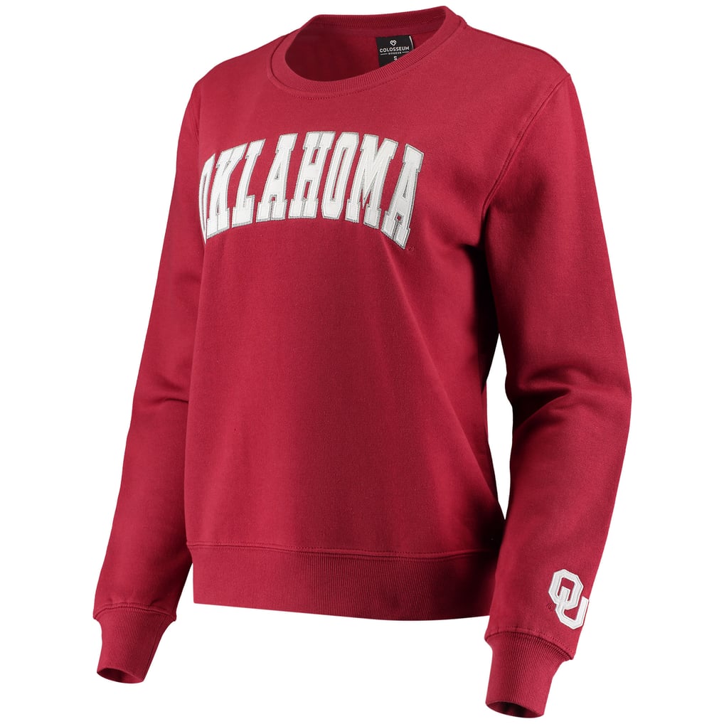 Oklahoma Sooners Colosseum Women's Campanile Pullover Sweatshirt - Crimson