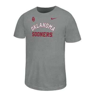  Oklahoma Sooners Nike Youth Legend Dri-FIT T-Shirt - Heather Gray