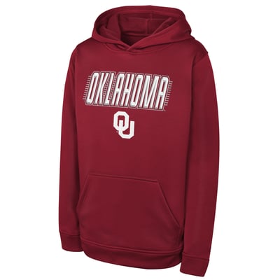 Oklahoma Sooners Outerstuff Youth Sack Party Performance Hoodie - Crimson