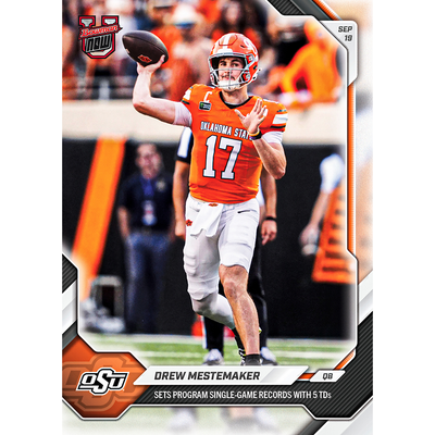 Drew Mestemaker - 2026-27 Bowman U NOW® Football - Card 11