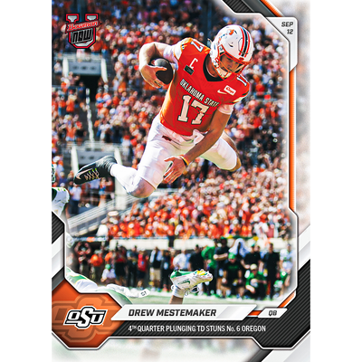 Drew Mestemaker - 2026-27 Bowman U NOW® Football - Card 7 - LOOK FOR RELICS