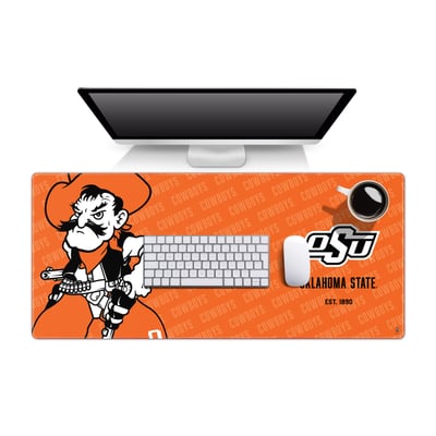 Oklahoma State Cowboys Fanpoint 15.7" x 35.4" Logo Series Desk Pad