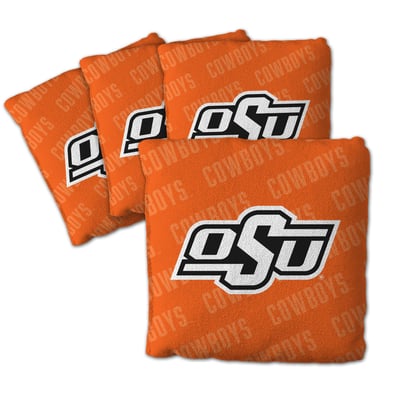 Oklahoma State Cowboys Fanpoint Four-Piece Cornhole Bag Set