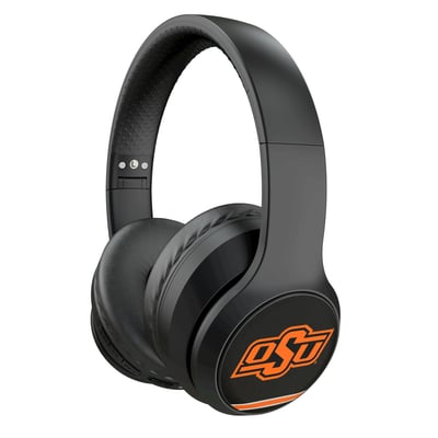 Oklahoma State Cowboys Keyscaper Stripe Wireless Bluetooth Headphones With Case